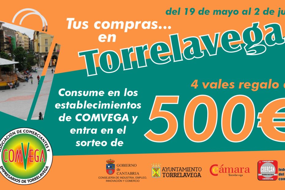 Cartel Tus Compras... En Torrelavega